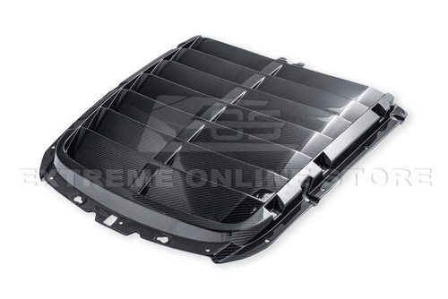 For 20-23 Ford Mustang GT500 Factory Style CARBON FIBER Front Hood Vent Cover