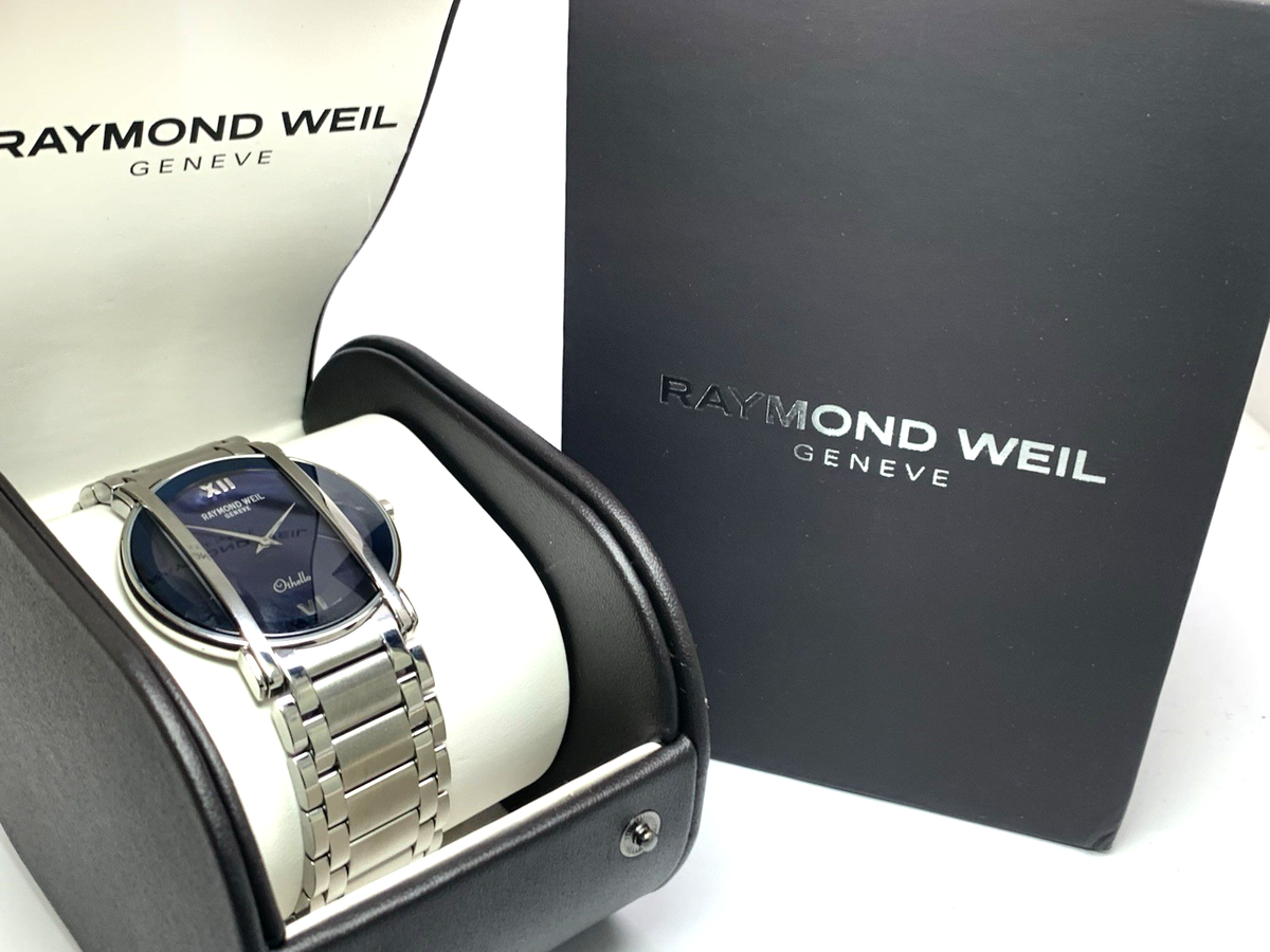 Raymond Weil Men's Watch 2010 Othello Swiss Quartz Blue Dial