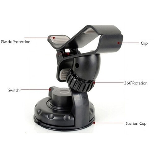 For Samsung Galaxy S20/S21/S23/S24 FE - Windshield Car Mount Holder Glass Cradle - 第 6/12 張圖片