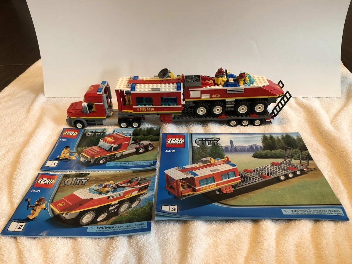 Lego city sales fire transporter 4430