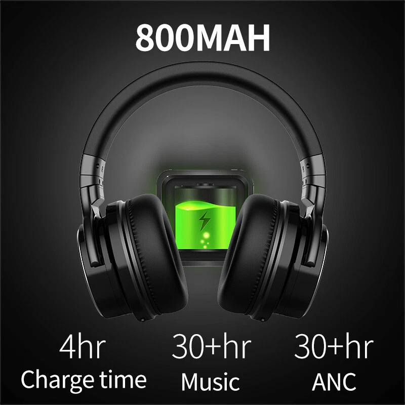 Auriculares Bluetooth inalámbricos con cancelación activa de ruido Cowin E7-Pro Foto 3 de 4