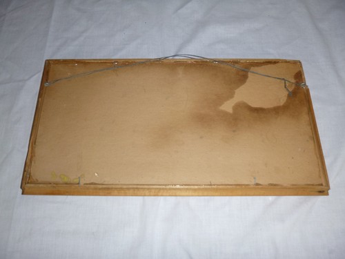 Vtg 1958 Craftint Paint By Number Painting Jesus Meditation 17x9" - Picture 7 of 7