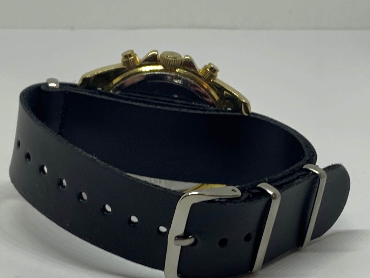 Michael Kors MK5166 Unisex Black Leather Analog Dial Quartz  display picture 1