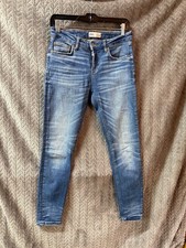 Zara The Skinny Light Wash Blue Denim Jeans Size 28