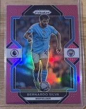 Bernardo Silva 2022-23 Panini Prizm Premier League Soccer Pink Prizm SP /199