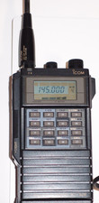 1) icom IC-32 E Dual Band FM VHF UHF Transceiver Handfunkgerät ohne Akku