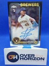 2024 Topps Chrome Update Autographs Abner Uribe #RA-AU (AU, RC)