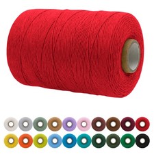 Single Strand Macrame Cord 1mm x 426 Yards 1279 Feet Soft Cotton Rope Macrame