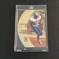 2000 Molten Metal Perfect Fit Gold Barry Sanders #1