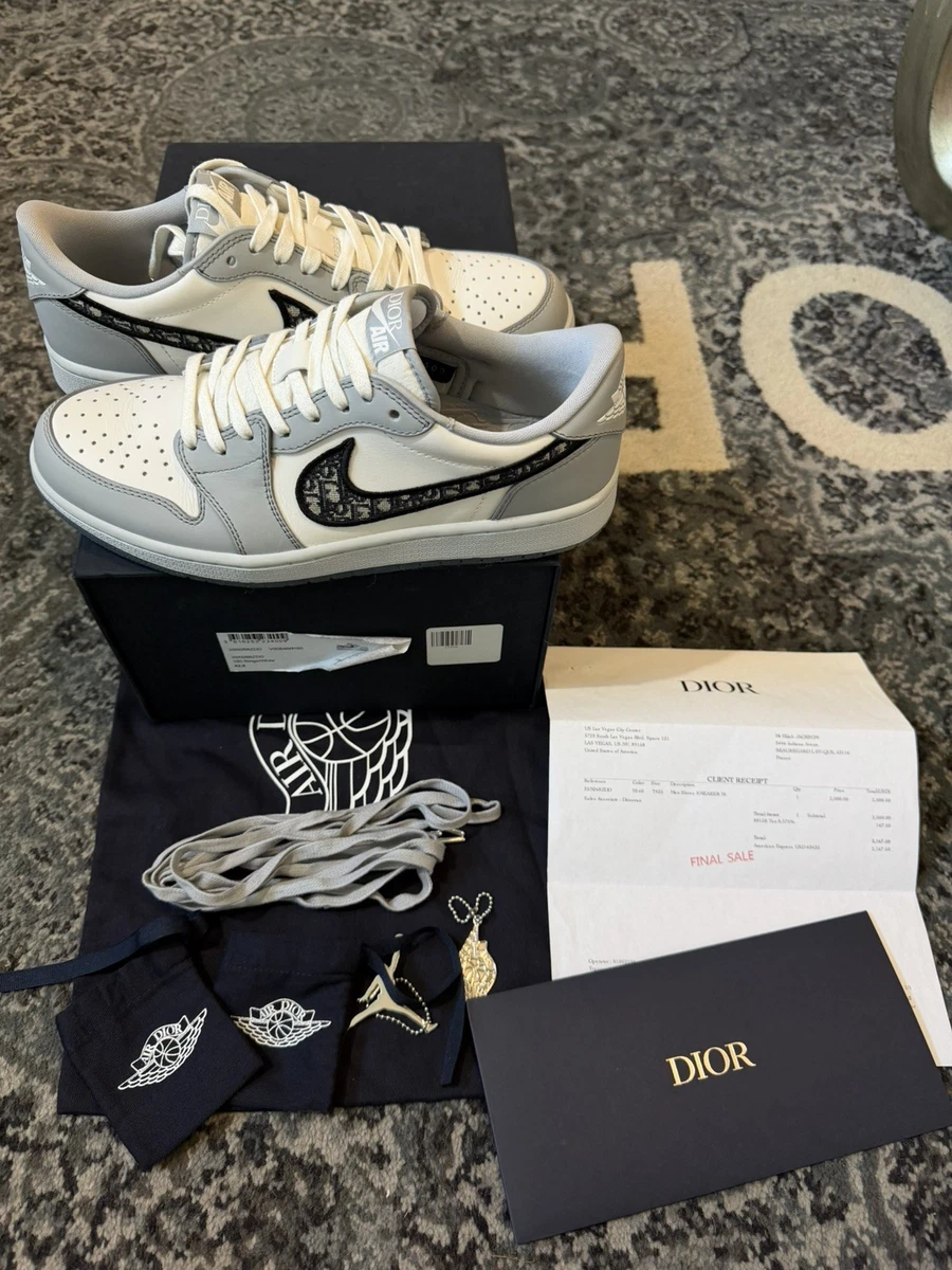 Las mejores ofertas en Dior x Air Jordan 1 Low Gray | eBay