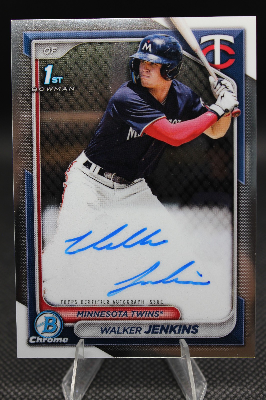 2024 Bowman Walker Jenkins 1st Chrome Prospect Auto #CPA-WJ Twins