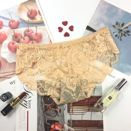5 Pack Ladies Sexy Full Lace Knickers French Briefs Lingerie Underwear Panties - Picture 18 of 30