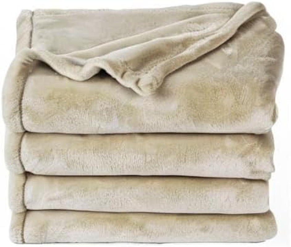 PHF Ultra Soft Fleece Blanket Queen Size, No Shed No Pilling Luxury Plush Cozy 3