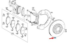 Mercedes-Benz B-Klasse W247 Frontentlüftete Bremsscheibe A247421071207 Neue Echt