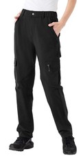 Womens Hiking Cargo Pants WaterResistant Quick Dry UPF 50 Travel Work
