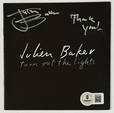 SIGNED Julien Baker Turn Out The Lights CD Book & CD BAS Beckett COA Boygenius