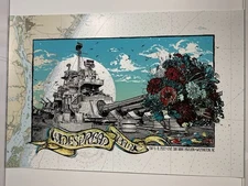 Widespread Panic Wilmington Poster NOAA Chart Lucchesi Dead Goose Strings Phish