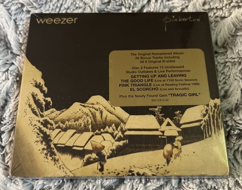 RARE 2010 Weezer Pinkerton Deluxe CD 2 Disc Set BRAND NEW MINT CONDITION HTF