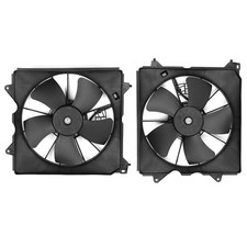 2pcs Radiator Cooling Fan Assembly For Honda Accord 2008 2009 2010-2012 2.4l