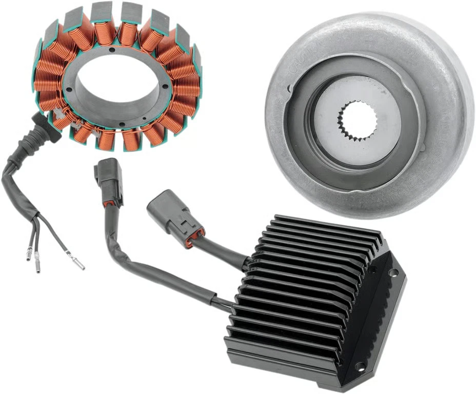 KIT ALTERNADOR ELÉCTRICO CICLO CE-82T Sistema de Carga Trifásico 49-8417 2112-0405 Foto 2 de 4