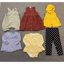 Old Navy Carters Gymboree Toddler Girl 2T 3T Lot 6pc Dress Vest Pants Tops Multi