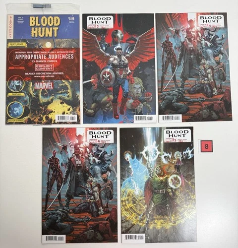 Blood Hunt Red Band #3 1:25, Blood Hunt #3-5 1:25-5 Books