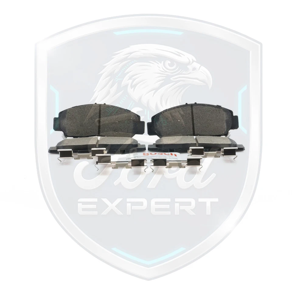 Almohadillas delanteras y zapatas traseras Bosch OEM para Honda Accord 2003-2007 10 años de garantía Foto 3 de 4