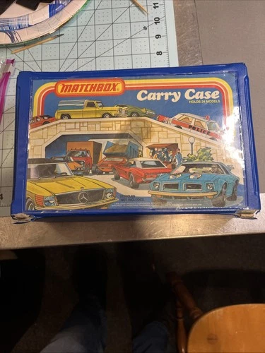 Vintage, Matchbox, 24 Die-cast Car Carry Case, with 24 Cars