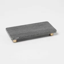 12" x 6" Marble Serving Stand - Threshold