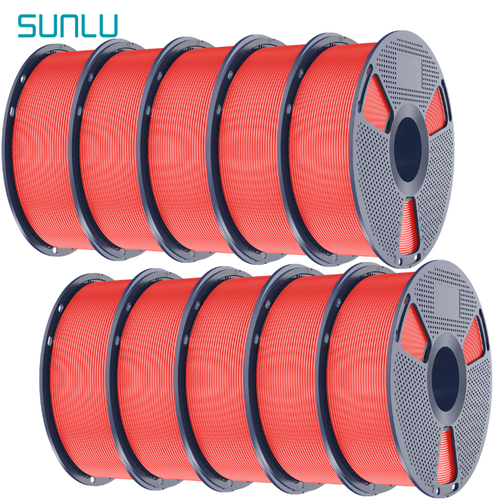SUNLU 5×1KG/10×1KG PLA PETG Seide ABS ASA SILK 3D Drucker Filament 1KG Spule - Afbeelding 40 van 153