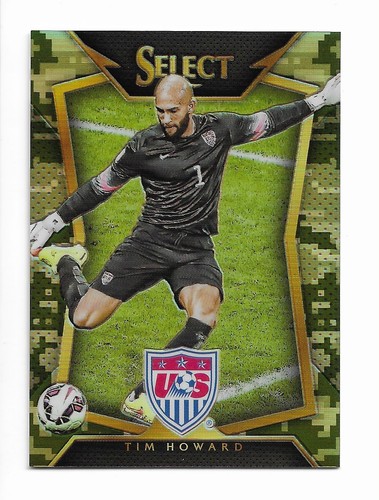 Tim Howard [With Ball Camo Prizm] #20 2015 Panini Select card