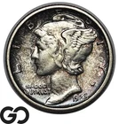 1925-S Mercury Dime, Scarce Lower Mintage Choice AU++