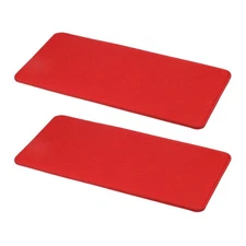 2Pcs Felt Base Shaper, 12 x 6 Inch Rectangle Bag Bottom Shaper, Red