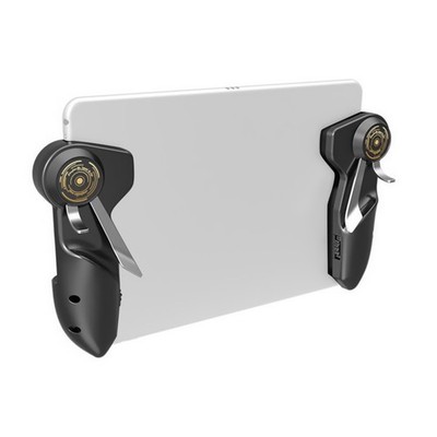 2Pcs Trigger Joystick Controller 6 Finger Operations Button For iPad PUBG Tablet