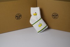 Del Campo 2026 Masters Tournament Ankle Golf Socks White Augusta Logo NWT