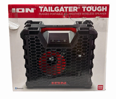 ION Tailgater Tough Rugged Portable All-Weather Bluetooth Wireless Speaker