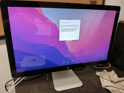 Apple Thunderbolt Display Magsafe LCD Monitor 27-inch 2560x1440 A1407 EMC2432 