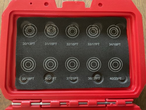 SEALEY 9PC LOCKING WHEEL NUT KEY SET - BMW & MINI - SX208 - ONE MISSING - Picture 6 of 15