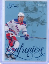 2025-26 UPPER DECK FLAIR HOCKEY BLUE ICE #08/25 New York Rangers Alexis Lafrenie