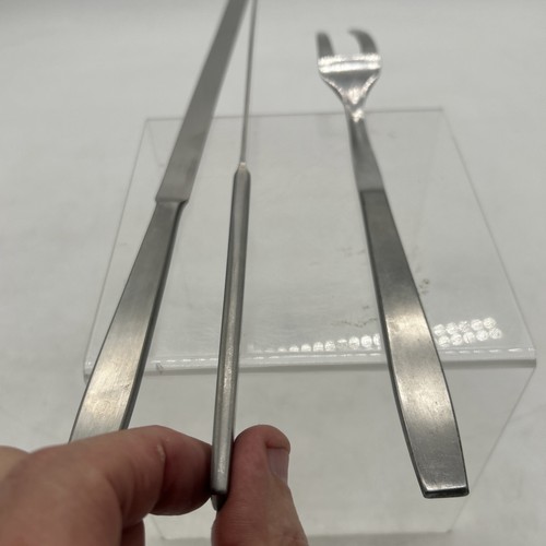 Incudine Set 3 Pezzi Intaglio Acciaio Inox Made In Austria - Foto 10 di 11