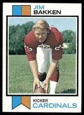 1973 Topps Jim Bakken #97 St. Louis Cardinals Kicker - Vintage Football Card