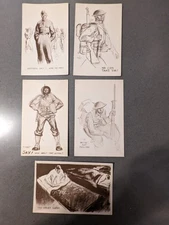 5    Marshall Davis Military Postcards----*Free Shipping*