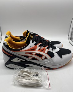 Asics Tiger GEL-Kayano Trainer White Black Orange Shoes Training Men\'s Size 11.5 Asics Tiger GEL-Kayano Trainer White Black Orange Training  main image 4