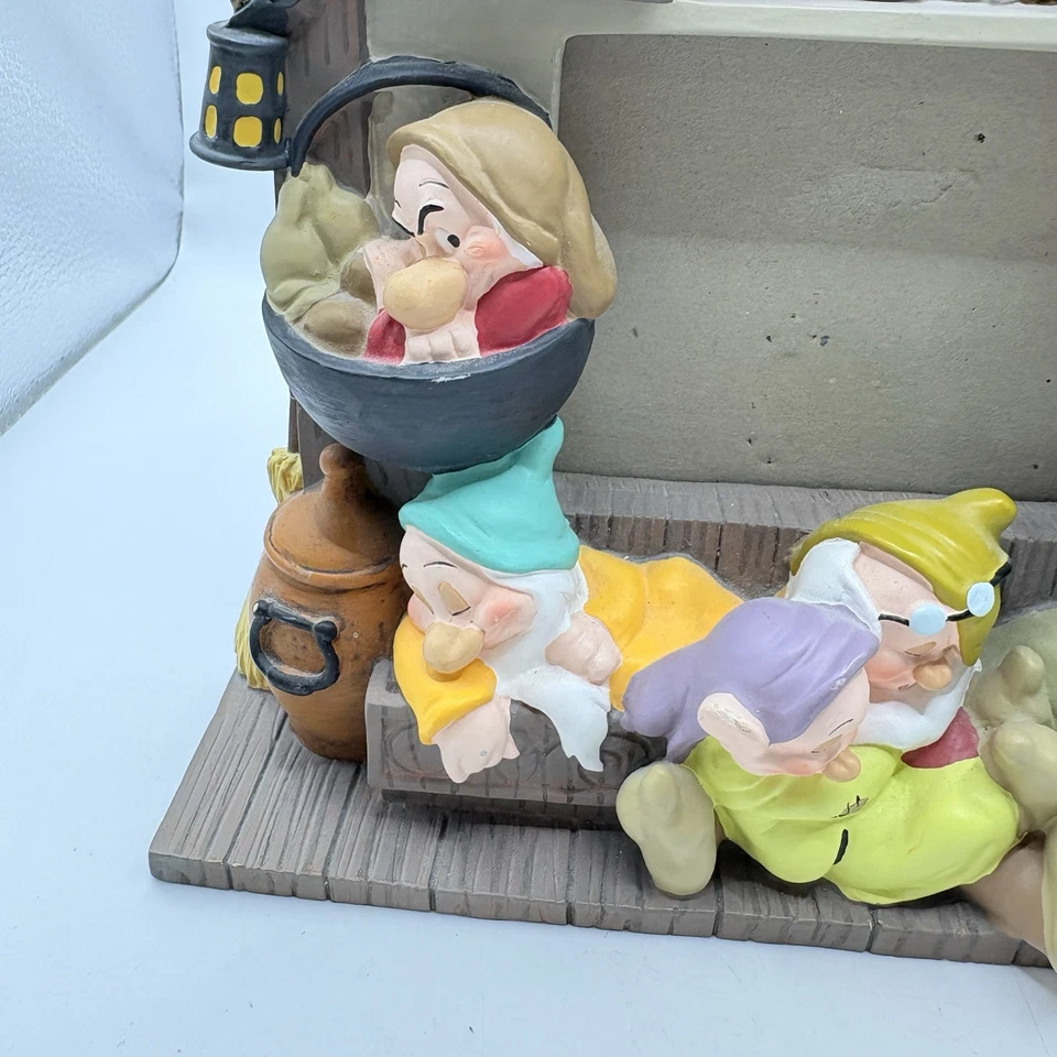 Marco de fotos auténtico vintage 3D Blancanieves 7 enanos parques Disney Foto 3 de 4