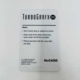 Space Harrier TurboGrafx-16 HuCard Only Video Game Shooter Arcade Tested 1989