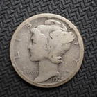 1925  **D**MERCURY   HEAD  SILVER DIME - FREE SHIPPING! C2532
