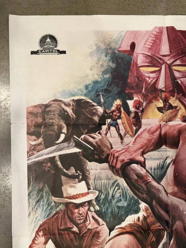 Tarzan's Magic Fountain Original 2 Foglio Movie Poster - Image 4 of 4