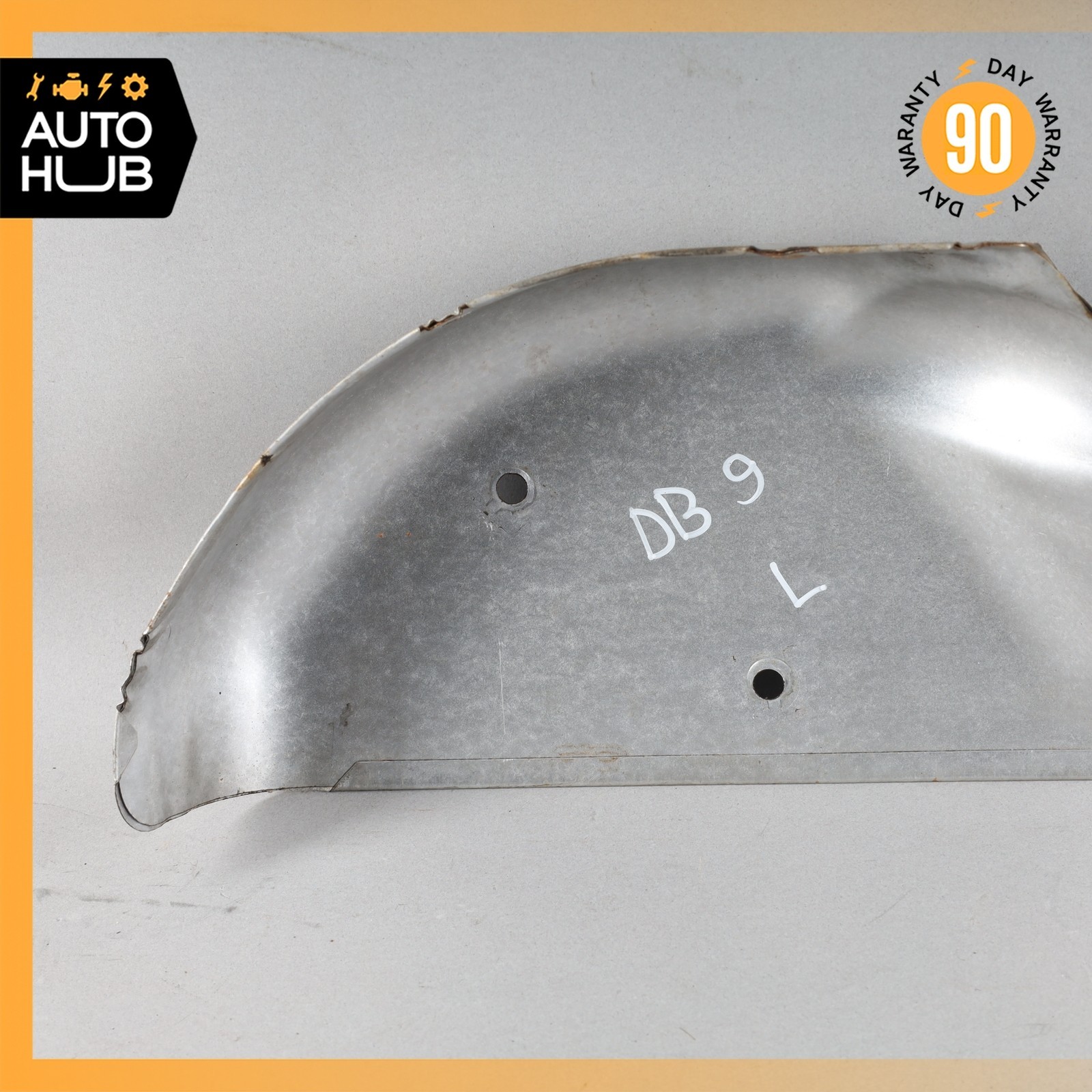 Aston Martin DB9 Left Exhaust Manifold Upper Heat Shield Panel 4G439A462AC OEM