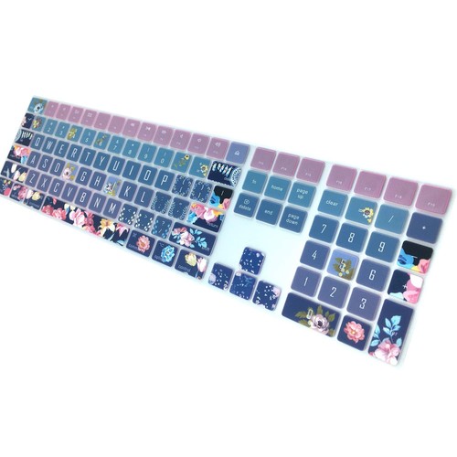 Silicone Keyboard Cover for Apple iMac Magic Keyboard with Numeric Keypad MQ0... - Picture 7 of 7