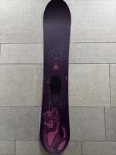 Burton Snowboard With Stomp Pad 139cm Purple Pink Cat